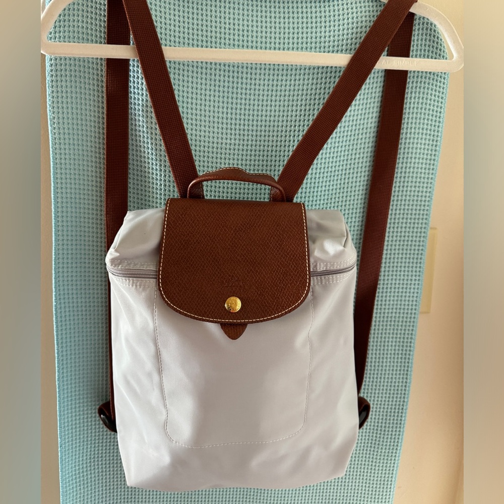 Longchamp Le Pilage Nylon Canvas Backpack